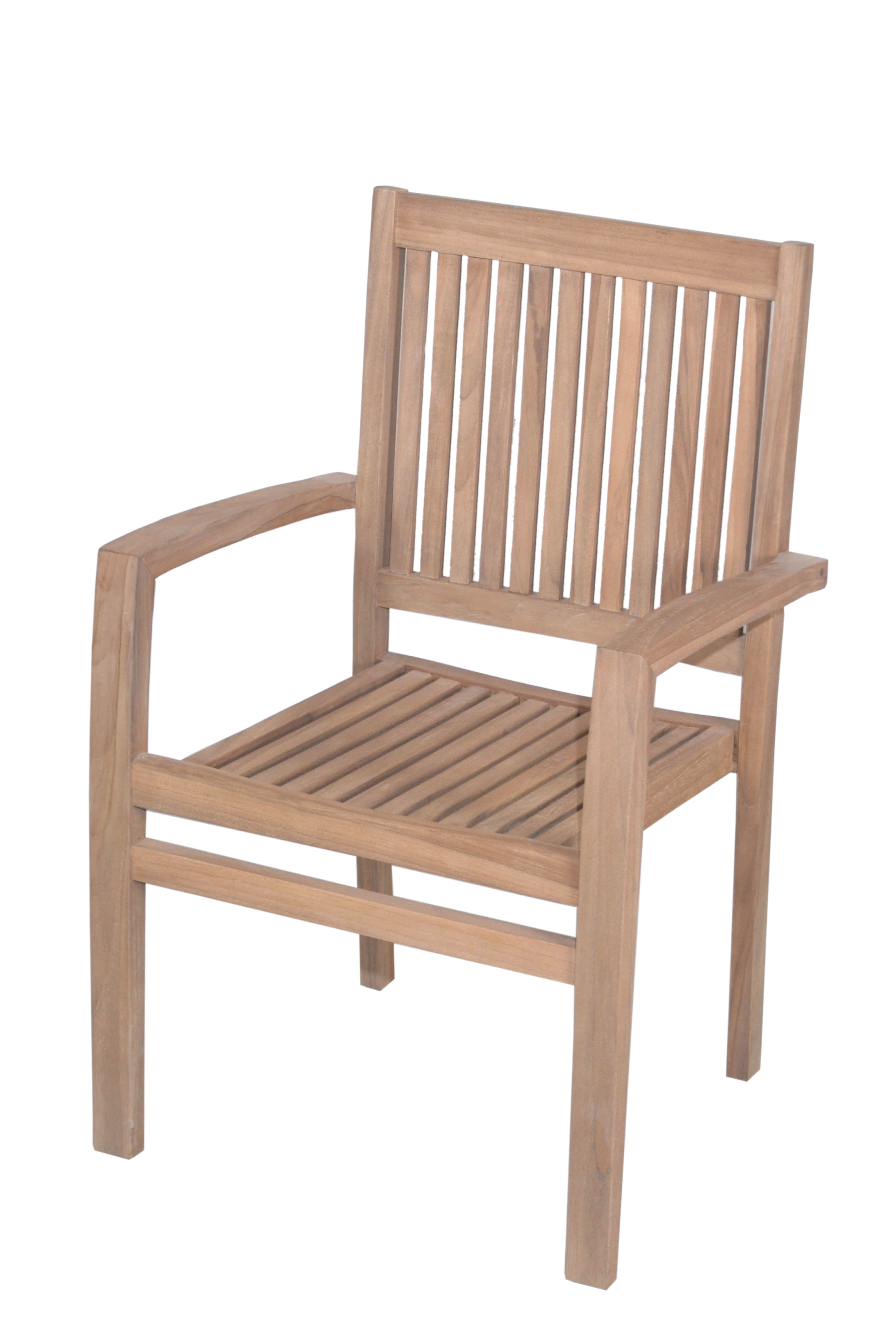 economic stacking arm chair