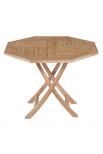 octagonal folding table 100 cm