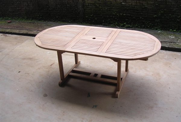 oval extending table 160-210x90x75