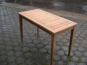rectangular bistro table 120 x 50 cm